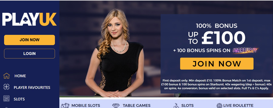 PlayUK Casino - UK's Highest RTP New Slot Site