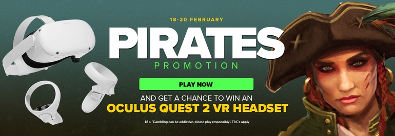 Bonus Spins + Oculus VR Portabelt Headset Offer at NextCasino
