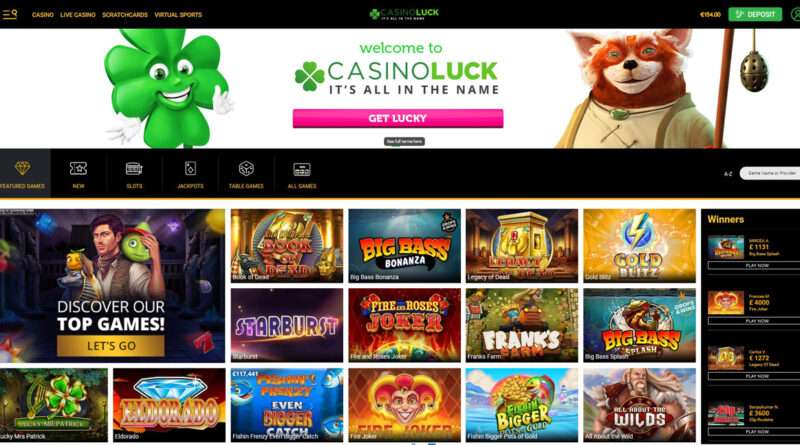 CasinoLuck Homepage