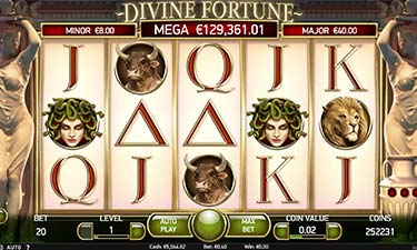 350 Royal Spins on Divine Fortune