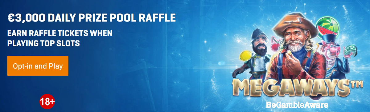 €3,000 Daily Prize Pool Raffle at NordicBet