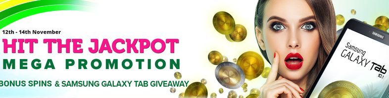 Get Loads of Spins and win a Samsung Galaxy Tab at CasinoLuck