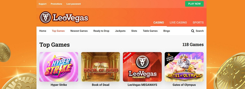 LeoVegas - Best Online Casino European for Mobile Gaming