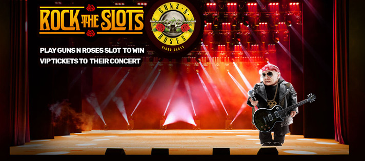 Play Rock the Slots to Win Guns N Roses Concert Tickets at BGO Casino!