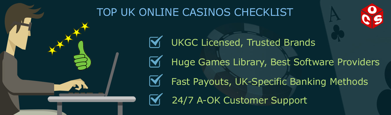 How We Choose UK's Top Online Casinos